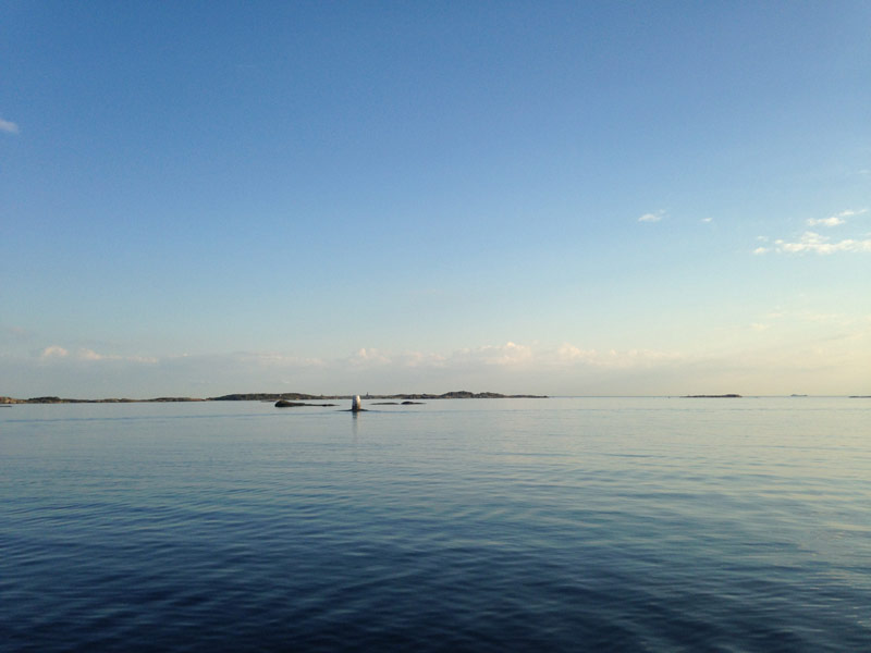 BILD: en båt på havet